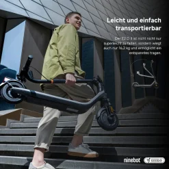 Ninebot by Segway KickScooter E2 D II schwarz E-Scooter