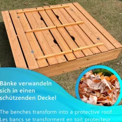 NYVI Sandkasten Spielplatz Kinder SB003S