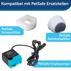 PetSafe Keramik-Trinkbrunnen Streamside für Haustiere, 1,8 L