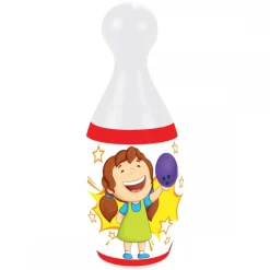 Pilsan Bowling Midi 06419 Kinder Bowlingspiel 6 Kegel und 2 Kugeln ab 10 Monate