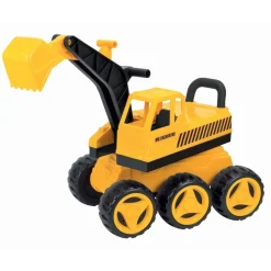 Pilsan 06207 Großer Spielzeug Sitzbagger, bis 35 kg, bewegl. Körper und Schaufel