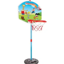 Pilsan 03394 Kinderbasketballkorb mit Ständer, Höhe 115 cm, ab 3 Jahre