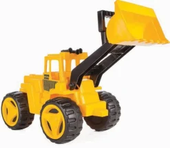 Pilsan Kinder Super Bulldozer 06205 Bagger bis 20 kg Arm und Schaufel beweglich gelb
