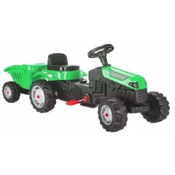 Pilsan Kindertraktor Active Pedale 07316 grün mit Anhänger ab 3 Jahren bis 50 kg