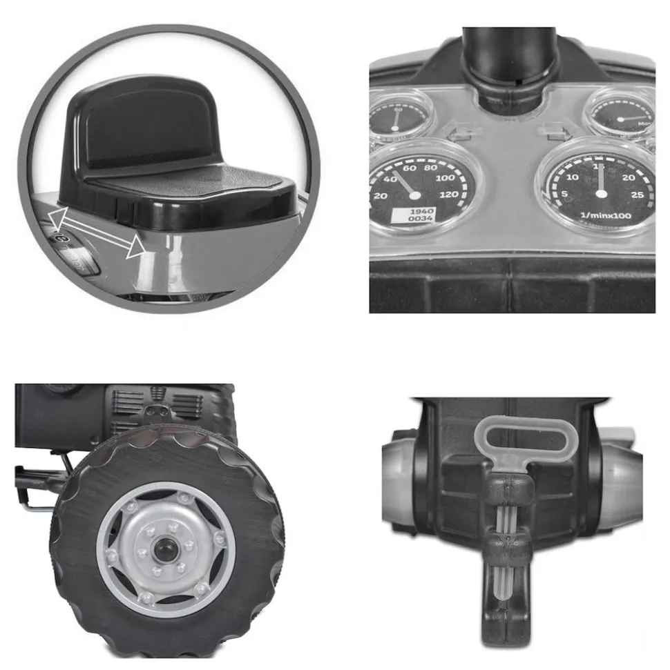 Pilsan Kindertraktor 07314 Active, Pedale, Sitz mehrfach verstellbar, ab 3 Jahre grün