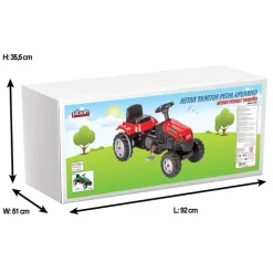 Pilsan Kindertraktor 07314 Active, Pedale, Sitz mehrfach verstellbar, ab 3 Jahre grün