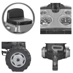 Pilsan Kindertraktor 07314 Active, Pedale, Sitz mehrfach verstellbar, ab 3 Jahre grün