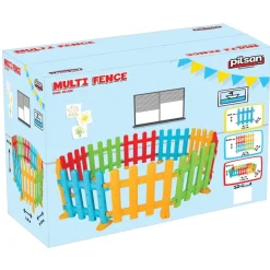 Pilsan Kunststoff Spielzaun Multi 06226 Laufgitter, 10 Elemente á 51 x 4 x 54 cm bunt