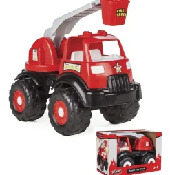 Pilsan Spielzeug Feuerwehr LKW 06519, ausziehbare Feuerleiter 44 x 30 x 26 cm