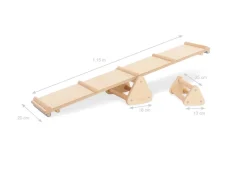 PINOLINO Balancierwippe und -balken Kari – natur