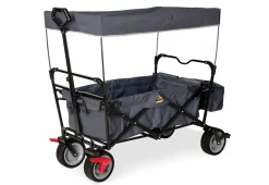 Pinolino Klappbollerwagen 'Paxi dlx' mit Bremse, anthrazit