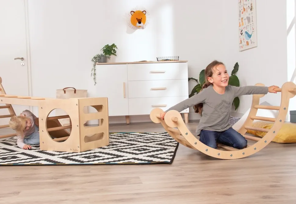 PINOLINO Kletterwürfel Kari – natur