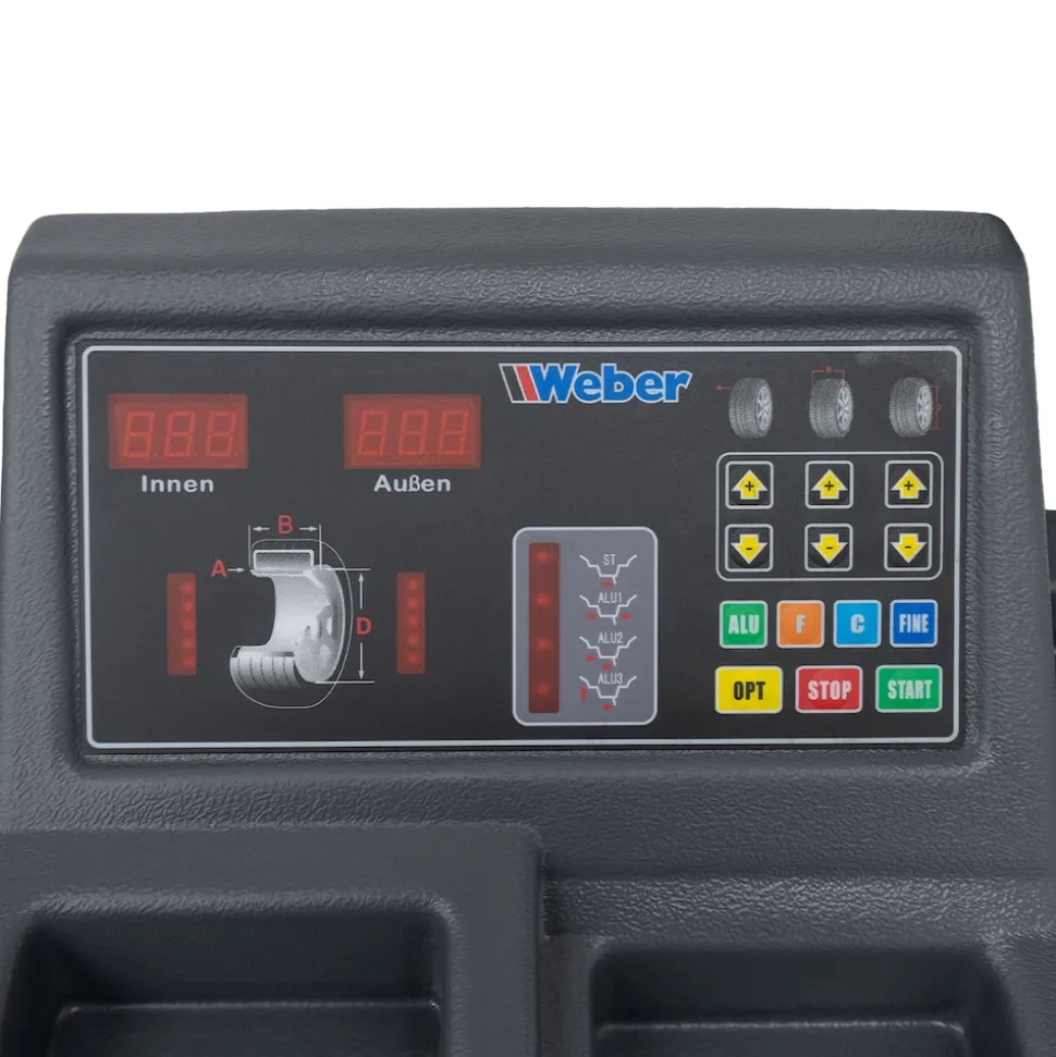 PKW Reifenmontiermaschine 1021 und Radwuchtmaschine "ECO" Set