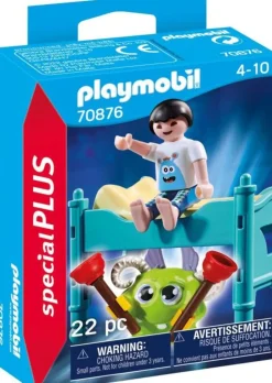 Playmobil Kind mit Monsterchen