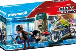Playmobil Polizei-Motorrad: Geldräuberverfolgung