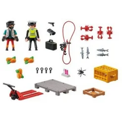 Playmobil Zollkontrolle mit Schwerlastpalette