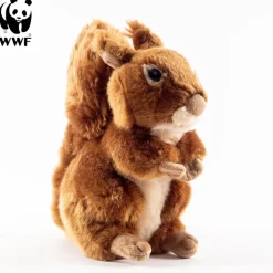 Plüschtier Eichhörnchen (15cm, sitzend) lebensecht Kuscheltier Stofftier