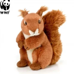 Plüschtier Eichhörnchen (rotbraun, 15cm) lebensecht Kuscheltier Stofftier