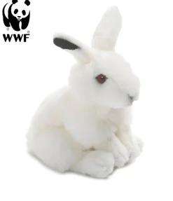Plüschtier Schneehase (19cm) lebensecht Kuscheltier Stofftier Hase