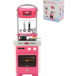 Polesie Kinderküche 58836 Carmen Herd Backofen Zubehör Licht- und Soundeffekte rosa