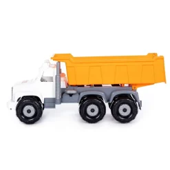 Polesie Spielzeug LKW, Kipper 96241 Ladefläche, Pritschenwagen, Kippfunktion orange