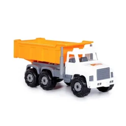 Polesie Spielzeug LKW, Kipper 96241 Ladefläche, Pritschenwagen, Kippfunktion orange