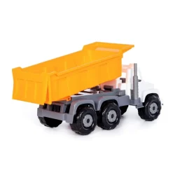 Polesie Spielzeug LKW, Kipper 96241 Ladefläche, Pritschenwagen, Kippfunktion orange