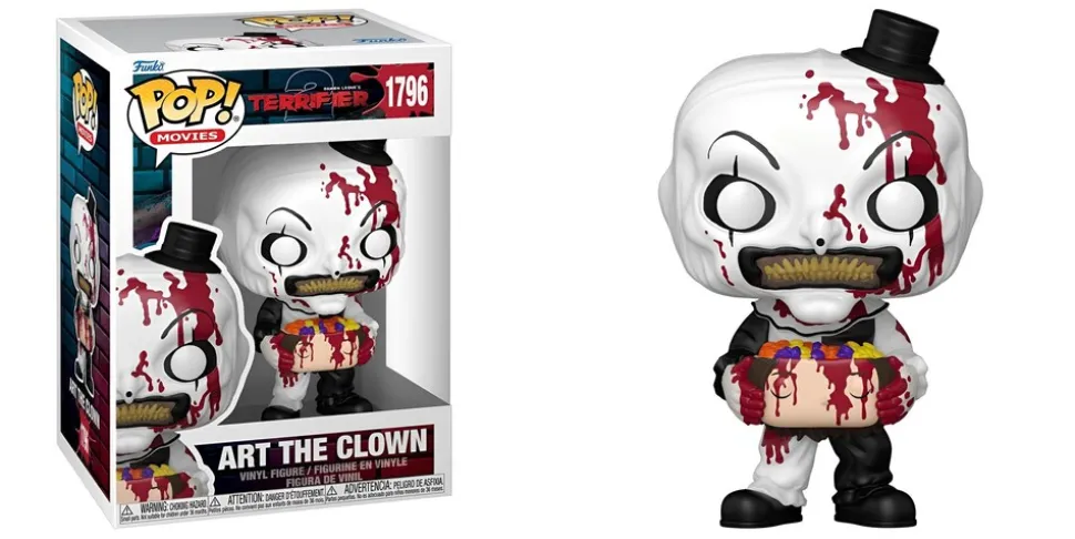 POP-Terrifier 2 -Art the Clown w/Candy Filled Head