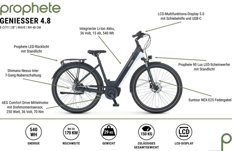Prophete E-Bike Geniesser 4.8 RH48
