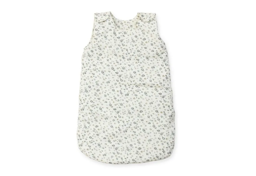 Puppenschlafsack „Blümchen”, blau