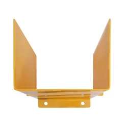 Rammschutz MCW-J50, Anfahrschutz Eckschutz, mit Bolzenanker Metall U-Form 40x30x25cm gelb-schwarz