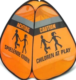 reer 3D-Straßenwarnschild - Spielende Kinder