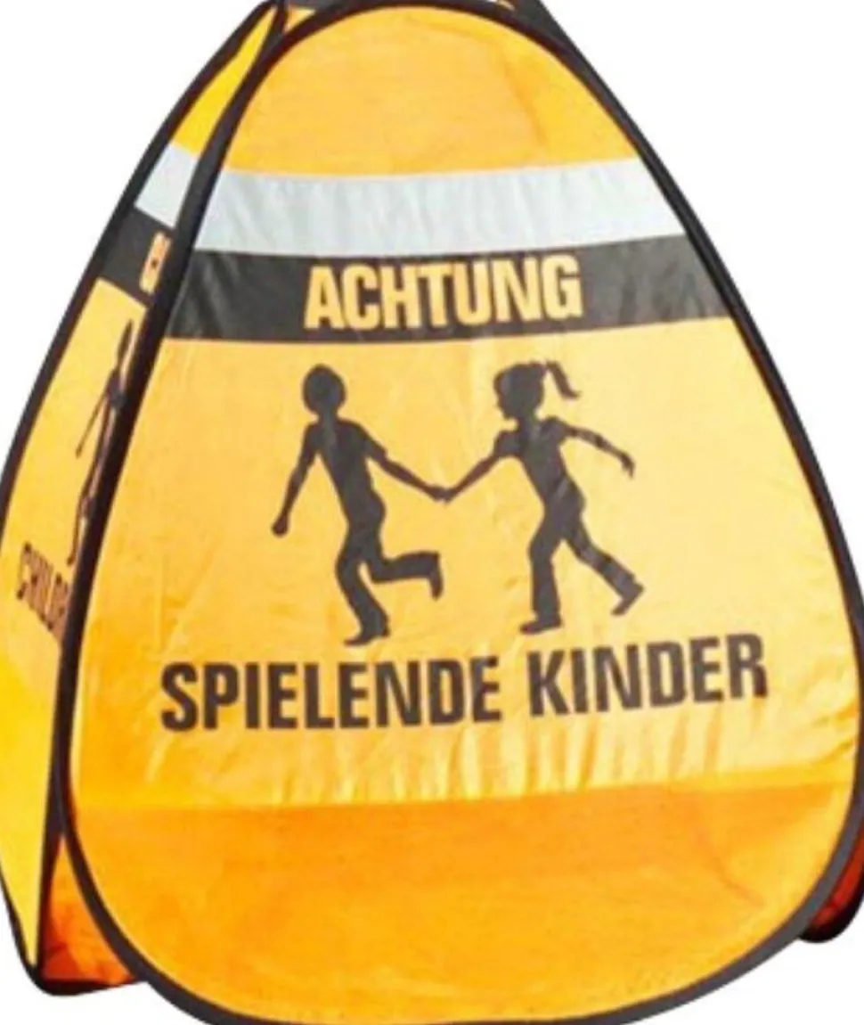 reer 3D-Straßenwarnschild - Spielende Kinder