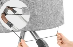 reer ShineSafe+ Sonnensegel, grau-melange