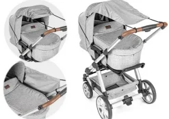 reer ShineSafe+ Sonnensegel, grau-melange