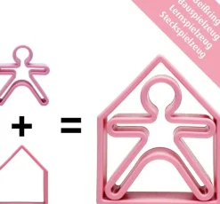 reer Spielbeißring 1x KID + 1x HOUSE, pink