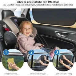 reer TravelKid Sun Pure Auto-Sonnenschutz