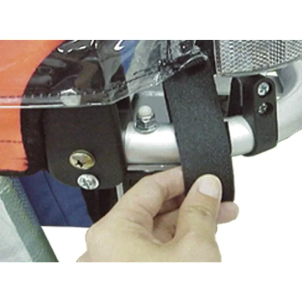 Regenüberzug für Zweisitzer-Kinderanhänger ohne Dualfunktion