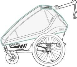 Regenschutz Kidgoo 2 / Kidgoo 2 Sport