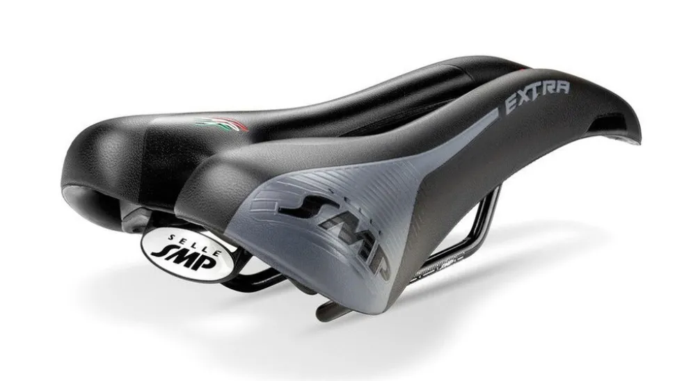 Rennrad-Fahrradsattel Extra, schwarz
