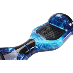 ROBWAY W1 Hoverboard für Erwachsene und Kinder, 6,5 Zoll, Self-Balance, Bluetooth, App, 700 Watt, LEDs (Space Blue 2.0)