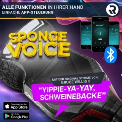 ROBWAY X2 Offroad-Hoverboard fürs Gelände, Erwachsene und Kinder, 8,5 Zoll, App, Bluetooth, 700 Watt (Navy Camo 2.0, Offroad)