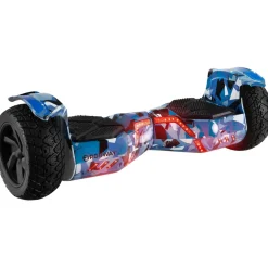 ROBWAY X2 Offroad-Hoverboard fürs Gelände, Erwachsene und Kinder, 8,5 Zoll, App, Bluetooth, 700 Watt (Navy Camo 2.0, Offroad)