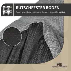 Rohrschneider Tierkissen Gr. 2 Polsterstoff Türkis + faltbarer Reisenapf