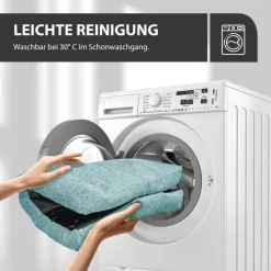 Rohrschneider Tierkissen Gr. 1 Polsterstoff Türkis + faltbarer Reisenapf