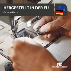 Rohrschneider Wandmulde geflammt+ Kissen mit Füllung Cord breit taupe