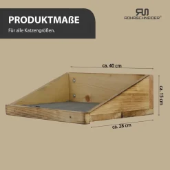 Rohrschneider Wandmulde geflammt+ Stoffeinlage Cord breit taupe