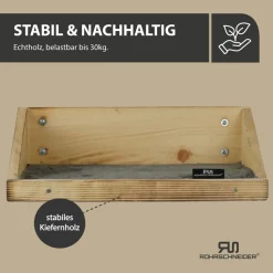 Rohrschneider Wandmulde geflammt+ Stoffeinlage Cord breit taupe