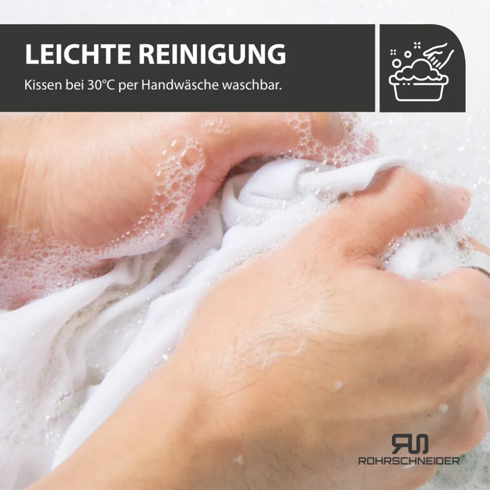 Rohrschneider Wandmulde geflammt+ Stoffeinlage Cord breit taupe