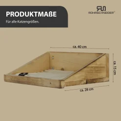 Rohrschneider Wandmulde geflammt+ Stoffeinlage Cord Deluxe in verschiedenen Farben